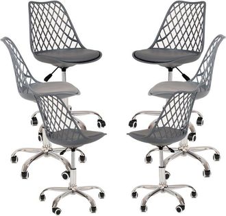 Regalos Miguel Regalos Miguel - Packs Sillas - Pack 6 Sillas Mima Office - Gris Oscuro