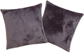 My Home Dekokissen »Jil« aus super weichem Kuschelfleece, Kissenhüllen ohne Füllung, 2 Stück
