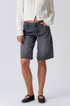 Perform Collection Denim Jorts - Zwarte denim