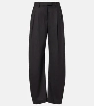 Brunello Cucinelli Virgin wool wide-leg pants