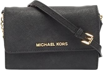 Michael Kors Pre-owned Cross Body Bags, female, Black, Size: ONE SIZE Pre-owned Wallet on Chain