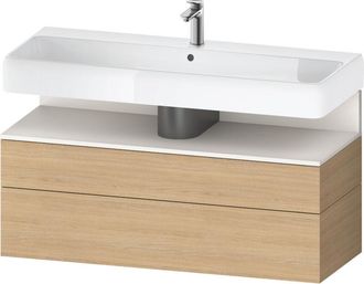 Duravit Qatego Mueble Bajo Lavabo, 1 Extra&iacute;ble Y 1 Caj&oacute;n, - Duravit