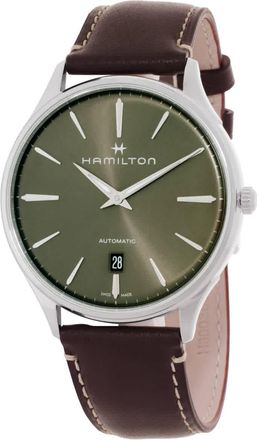 Hamilton Jazzmaster Thinline Automatic Green Dial Mens Watch H38525561