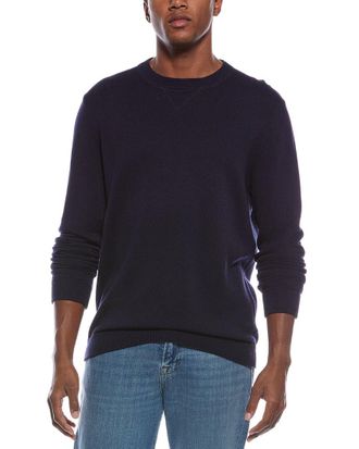 Kier + J Wool-Blend Crewneck Sweatshirt