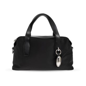 Diesel Shoulder Bags, unisex, Black, Size: ONE SIZE Flag-D Tophandle