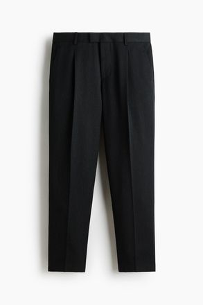 H&M Anzughose in Regular Fit - Schwarzmeliert