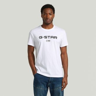 G-Star Chest Logo T-Shirt - Wit - Heren