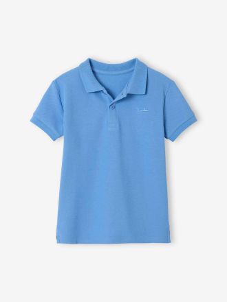 Vertbaudet Jungen Poloshirt, kurze &Auml;rmel blau