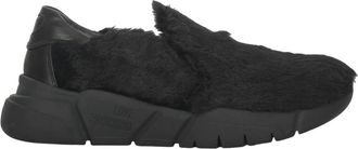 Moschino Instap Sneakers met Faux Fur - Dames - Sneakers - Zwart - 39 EU - Polyester - Schoenen