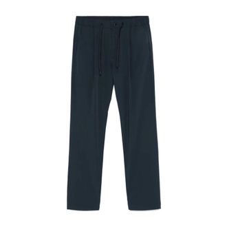 Herno Straight Trousers, male, Blue, Size: XL Maestro Pants