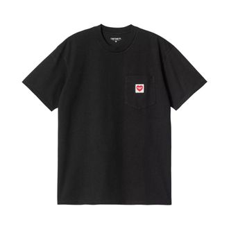 Carhartt Work in Progress Loose Fit Short Sleeve T-Shirt - male - Carhartt Wip - T-Shirts - Black - XL - Tops