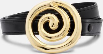 D&eacute;hanche D&eacute;hanche Koru leather belt