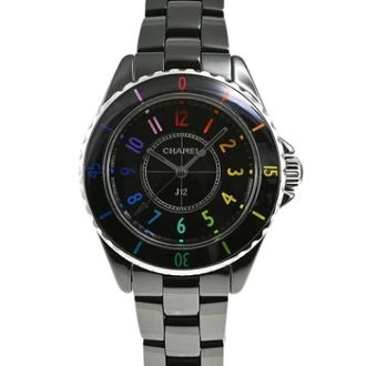 Chanel Pre-owned Ceramic Polshorloge - Dames - Vintage Horloges - Zwart - ONE Size - Vintage