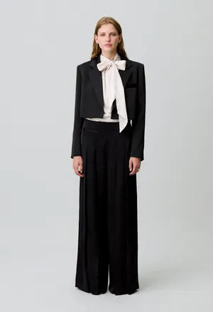 Claudie Pierlot Pantalon large plissé