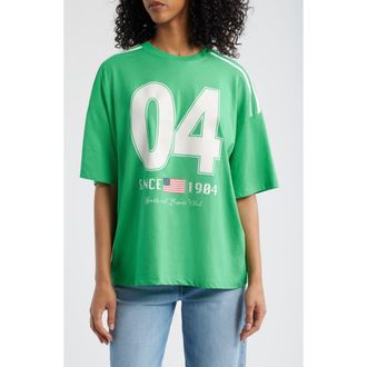 Vinyl Icons 04 Oversize Graphic T-Shirt in Green at Nordstrom Rack, Size X-Small