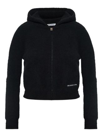 Alexander Wang zip-up hoodie - Black