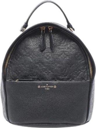 Louis Vuitton Pre-owned Sorbonne Monogram Empreinte Rugzak - Dames - Vintage Rugzakken - Zwart - ONE Size - Leer - Vintage