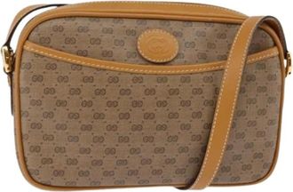 Gucci Pre-owned Plastic Cross Body Bag - Dames - Vintage Schoudertas - Beige - ONE Size - Vintage