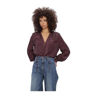 Silvian Heach Blouse Orinta - Dames - Blouses & Shirts - Paars - Maat: 4XS