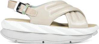 4CCCCees Mellow Moa Sandal - Dames - Sandalen - Grijs - 41 EU - Leer - Schoenen