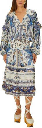 Farm Rio Ana Tapestry Midi Skirt