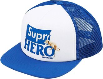 SUPREME ANTIHERO Mesh Back 5-Panel Blue White SUP-SS22-746