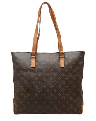 Louis Vuitton Brown Monogram Canvas Cabas Mezzo (Authentic Pre-Loved)