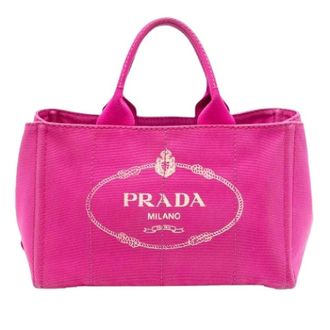 Prada Pre-owned Tote Bags, female, Pink, Size: ONE SIZE Pre-owned Satchel