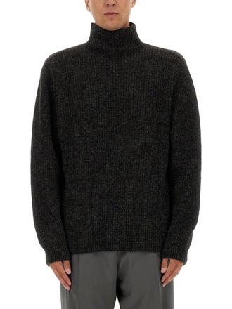 Christophe Lemaire Black Turtle Neck Sweaters