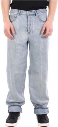 Emporio Armani Loose-fit Jeans - Heren - Loose Fit Jeans - Blauw - W32 - Jeans