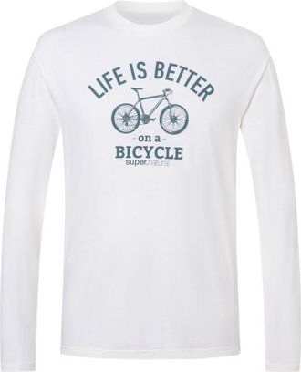 super.natural Better Bike Bio C L/S Merinolongsleeve f&uuml;r Herren | wei&szlig;