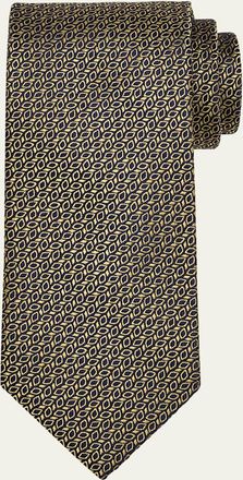 Charvet Mens Vine Woven Silk Tie