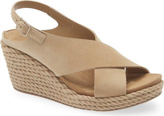 Pedro Garcia Avis Platform Wedge Sandal in Dijon Castoro at Nordstrom, Size 8.5Us