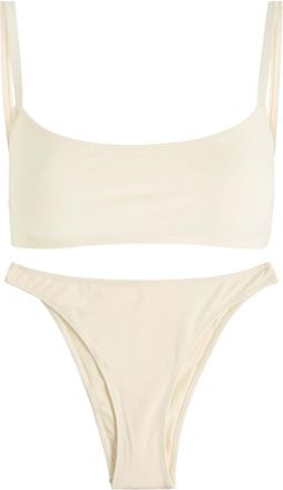 Lido Leslie Amon Bead Embellished Stretch-tulle Designer Black Mini Dress, XS - Ivory - L (UK14 / L)