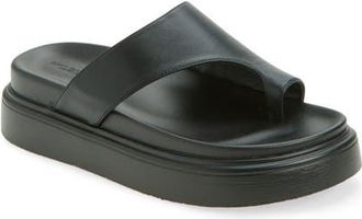 Tony Bianco Jazzy Toe Loop Sandal in Black Nappa at Nordstrom, Size 10