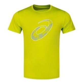 Asics Short Sleeve Running Top Lime Zest 2011D076-300