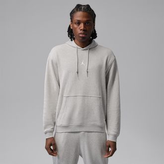 Nike Jordan Mens Jordan Sport Crossover Dri-FIT Fleece Pullover Hoodie in Grey | IM7656-050