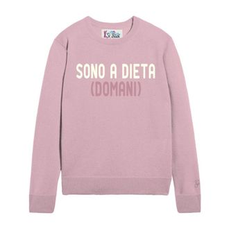 MC2 Saint Barth Round-neck Truien - Dames - Ronde hals truien - Roze - XS - Truien & Vesten