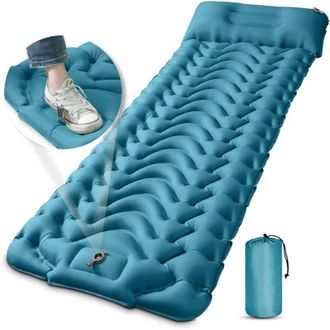 OEM Colch&oacute;n Ultraligero Autoinflable Para Camping, Grueso Con Almohada Plegable, Esterilla De Aislamiento T&eacute;rmico Para Tienda De Campa&ntilde;a