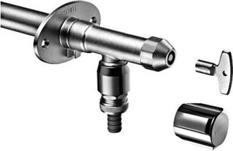 Schell Schell Polar Ii - V&aacute;lvula Anticongelante Exterior, Cromo Mate 039950399