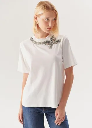 Exquise Leilani T-Shirt in White at Nordstrom, Size Medium