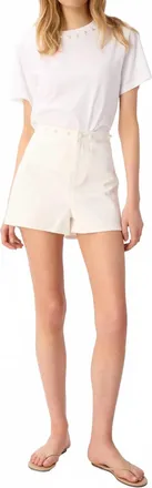 Cami NYC Mihal Bull Denim Shorts In White