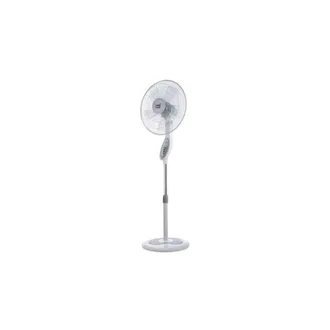 Fabrilamp Ventilador Pie Floxo 5 Aspas 44cm 45w Blanco/gris - Fabrilamp