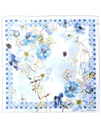 Ferragamo Logo Silk Scarf