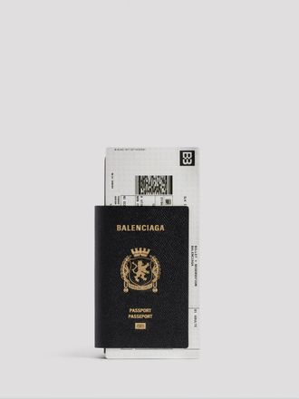 Balenciaga Portafoglio Passport 1 Biglietto in pelle
