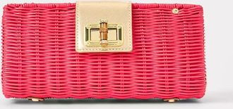Lilly Pulitzer Leena Wicker Clutch