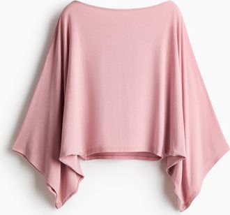 H&M Shirt mit Fledermaus&auml;rmeln - Pink