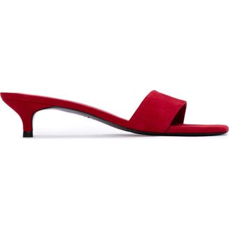 Black Suede Studio Avery 35 Suede in Cherry Suede at Nordstrom, Size 41