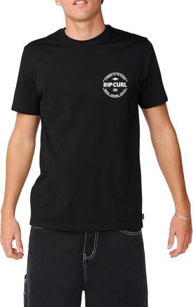 Rip Curl Logo Graphic Cotton T-Shirt in Black at Nordstrom, Size Xx-Large