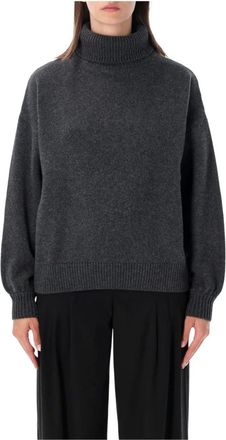 Sessun Niko High Neck - Knitwear - Mujer - Gris - S